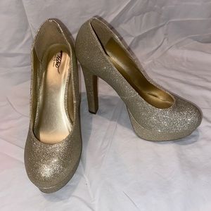 Sparkly Golf Heels
